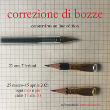corso correzione di bozze marzo-aprile 2021