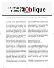La rassegna stampa di gennaio 2015