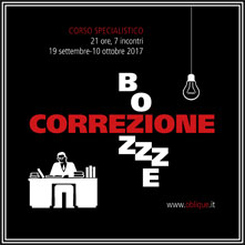 Corso bozze, settemre-ottobre 2017