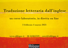 corso di traduzione letteraria dall'inglese