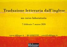corso traduzione letteraria dall'inglese di Oblique